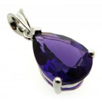 Siberian Amethyst Quartz Sterling Silver Pendant 03